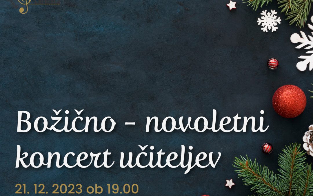 Božično-novoletni koncert učiteljev